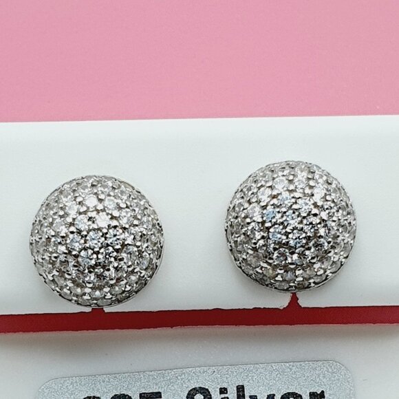 "925 Sterling Silver Cubic Zirconia Earrings, U19254564 - Picture 8 of 11